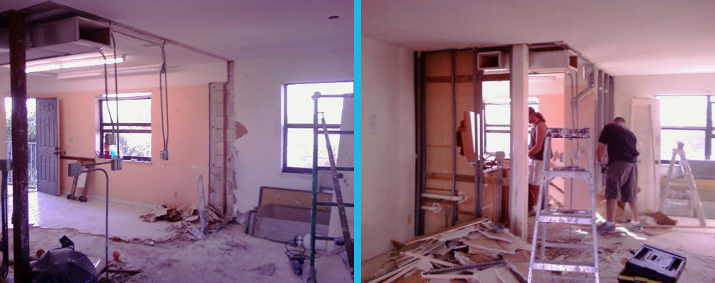 custom ceiling and wall remodeling